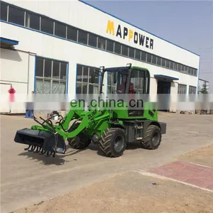 4X4 0.6ton Mini Wheel Loader ZL06 CE Shovel Wheel Loader thumbnail-2