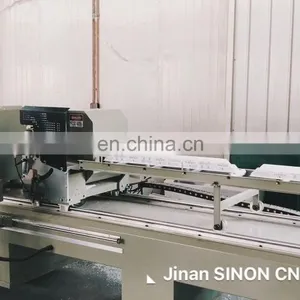 SSJ07 CNC Automatic Double Corners Cutting Saw for PVC Window Door thumbnail-1