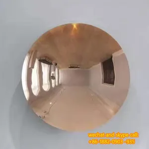 Stainless Steel Garden Sculpture Laser Spherical Sculpture thumbnail-5