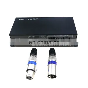 DC 12V-24V 3 Channel DMX 512 Decoder LED Controller for RGB 5050 3528 LED Strip Light thumbnail-3