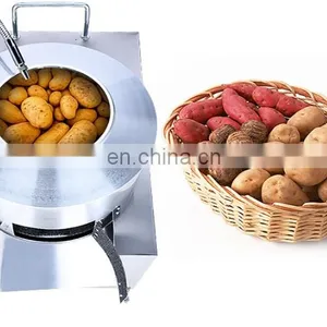 YQ-350 Classical Black Sand Vegetable Processing Machine Potato Sweet Potato Ginger Yam Peeling Machine Price For Sale in 2020 thumbnail-3