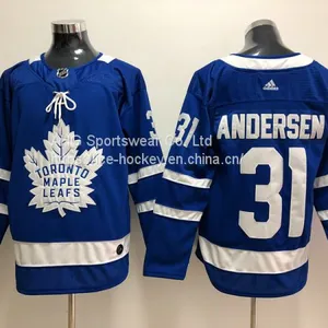 Toronto Maple Leafs #31 Andersen Blue Jersey thumbnail-1