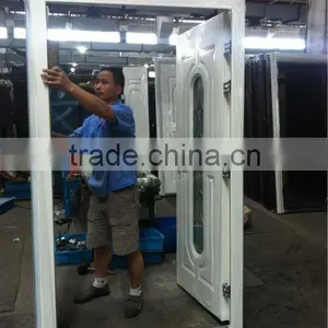 Steel Security Door (LT-911G) Glass Door thumbnail-5