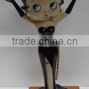 Custom Naughty Sports Betty Boop With Football Figurines thumbnail-4