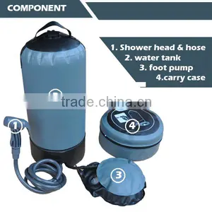 (74674) New Design Hot Sales Patent Portable Solar Outdoor Camping Pressure Shower Quality Choice thumbnail-4