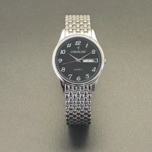 Stainless Steel Gents Watches Lady Fashion Quartz Watch Ultrathin Couple Watches thumbnail-3