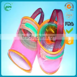 Pvc Plastic Packaging Bag With Handle thumbnail-2
