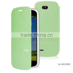 MOFi Flip Leather Cover Case for ZTE N919, Mobile Phone Accessory for ZTE N919D Case thumbnail-5