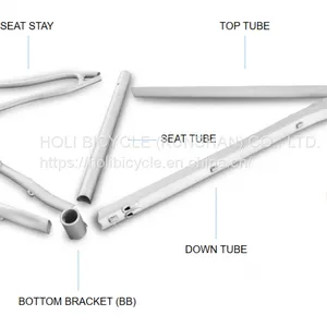 Bicycle Frame Tube Aluminium Alloy Pipe CKD Frame Tube Bicycle Parts Bicycle Tube thumbnail-1