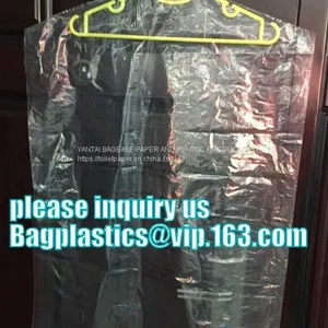WIRE HANGER, DRY CLEANING GARMENT BAGS COVER, SANITARY LAUNDRY BAGS, HOTEL, LAUNDRY STORE, CLEANING SUPPLIES thumbnail-4