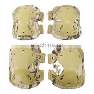 Tactical Knee Pads Elbow Pads Set Four Pieces Men's Outdoor Sports Motorcycle Camo Tactical Knee Pads thumbnail-5