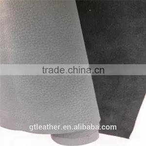 Nubuck Barton Print Cow Split Leather Tanneries in China thumbnail-5
