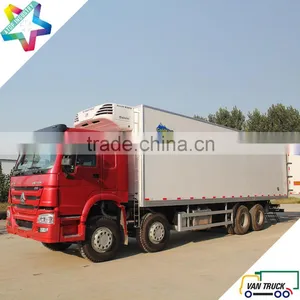 9.6m Reefer Truck Body Sino-truck Howo 336Hp Heavy Duty Chassis Refrigerated Truck Quality Choice thumbnail-1