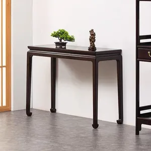 Console Table Solid Wood Flat Table Buddhist Table New Chinese Style Simple Offering Table thumbnail-1