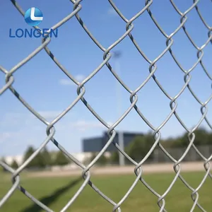 Eco Friendly Commercial/residential Chain Link Fencing Iron Woven Wire Mesh Fences thumbnail-3