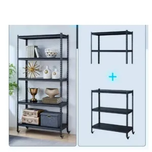 5-Tier 2750lbs Garage Shelves Shelving Unit Bolt-Free Racks thumbnail-4