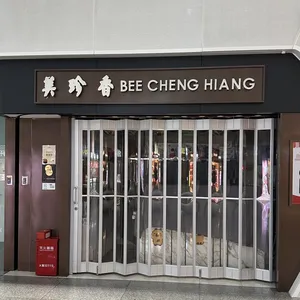 Custom Aluminum PC Folding Door for Shopping Mall & Commercial Space Partition thumbnail-1