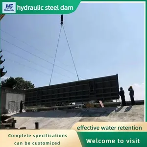 Flood Control Hydraulic Dam Custom Adjustable Lifting Steel Dam For River Water Level Regulation thumbnail-3