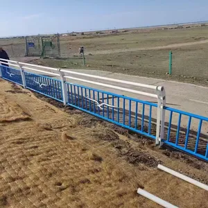 Crash-Tested Municipal Guardrail With 12-Gauge Corrugated Rail, 6ft Post Spacing, Hot-Dip Galvanized thumbnail-4