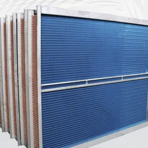 Stainless Steel Cooling Coil 220V Fan Coil Unit 1.5mm Copper Tube OD 3/8 for HVAC System thumbnail-5