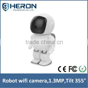 Baby Monitor Wireless Wifi CCTV ip Camera With Speaker Microphone Available for 3G 4G GSM Mobile Phone Robot Camera thumbnail-1