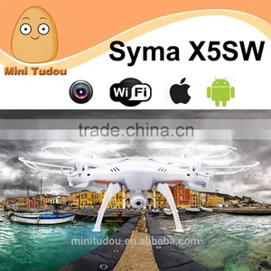 Factory Price 2.4G 4CH 6-axis Wifi 2MP HD Camera UFO Drone Syma X5sw Quality Choice thumbnail-1