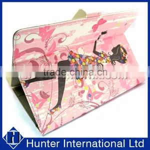 Printed Walking Girl Tablet Cover For HTC Jetstream thumbnail-2