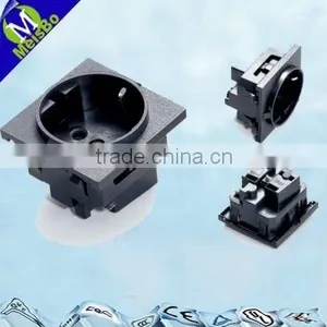 3 Flat Pin 10A 250V AC Male and Female Electric Plug Socket SS-130A thumbnail-3
