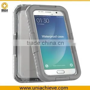 For Samsung S7 Silicone Case Waterproof Gray Color thumbnail-1