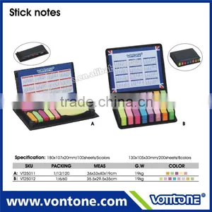PU Cover Promotional Sticky Notes Memo Set thumbnail-1
