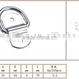 Stainless Steel AISI 304 316 Dee Ring Handbag Hardware Accessories Produced in China Manufacturer thumbnail-2