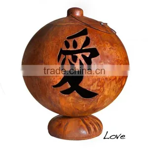 Metal Sphere Fire Pit Ball thumbnail-6
