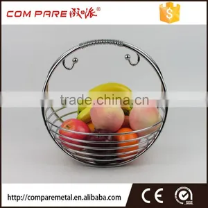 Chrome Wire Fruit Hanging Basket thumbnail-1