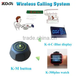 Electronic Calling System for Restaurant Waiter Wrist Watches and Led Display on Bill Counter thumbnail-1
