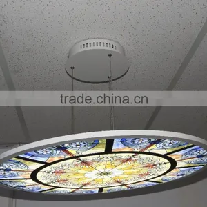 60cm Indoor Use Customize Color Printing Round Led Panel Chandelier thumbnail-3