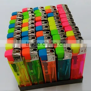 2016 Colored Transparent Gas Lighters Cigarette Electronic Lighter thumbnail-6