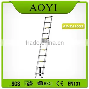 32 Foot Extension 20cm Aluminum Step Ladder AY-ZJ1032 With EN131 thumbnail-4
