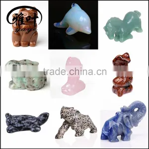 Bulk Wholesale Gemstones Dolphin/Turtle/Maneki Neko/Elephant Bulk Figurines thumbnail-1