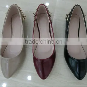 Lady Dress Shoes Leather Woman Shoes thumbnail-1