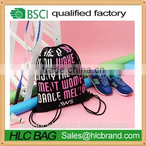 Calico Polyester Customiezed Sport/GYM/daily Drawstring Backpack Bag thumbnail-1