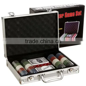 Hot Selling Aluminum 200 Poker Chip Game Set thumbnail-1