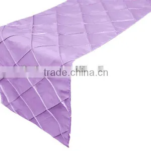 Elegant Pintuck Table Runner Covering for Table Cloth thumbnail-1