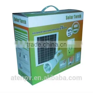 Best Price Solar Power Rechargeable Led Flashlight Solar Light Kit thumbnail-5