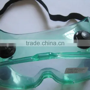 Replaceable Lens Medical Security Goggles PVC Security Goggles EN 166 PC Lens Security Goggles Green Security Goggles for Sales thumbnail-5