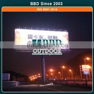 Eco-friendly Steel Led Lightting Large Size Outdoor Led Advertising Panel thumbnail-3