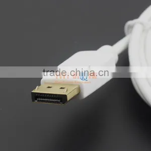 High Quality 1.8m 6ft 1080P Mini DisplayPort Display Port DP to HDMI Cable Adapter for Apple Macbook Mac Pro Air thumbnail-3