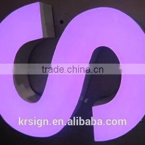 OEM Customized Outdoor Advertising Display Epoxy Resin Led Frontlit Letter Resin Wall Letters Quality Choice thumbnail-3