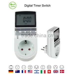 Programmable Digital Timer Switch Europe Plug 16A 3680W thumbnail-2
