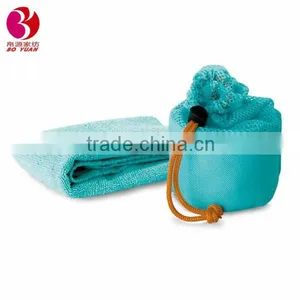 Microfiber Travel Sport Towel With Mesh Bag thumbnail-1