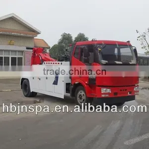 2014 New Product 4*2 FAW Heavy Duty Wrecker Truck for Sale thumbnail-1